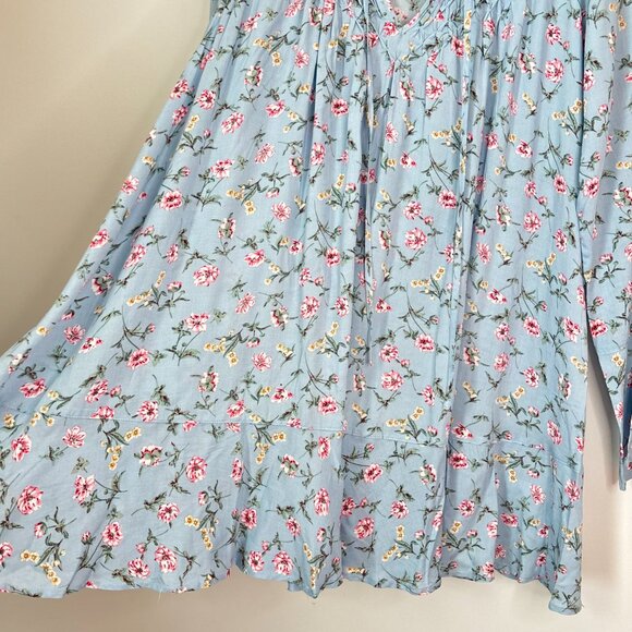 Renamed Dainty Floral Boho Tunic or Mini Dress Size Medium Country NEW NWT* H75 - Picture 10 of 16